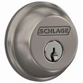 Schlage Lock Sat NI SGL Cyl Deadbolt B60NG619